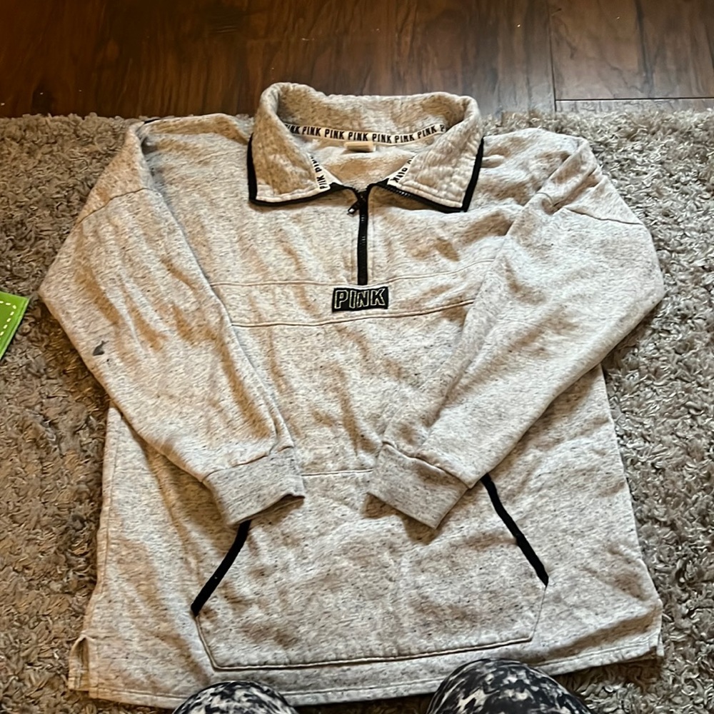 Vintage pink campus pull over